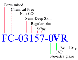 Sample Code of Tilapia Fillet Specifications